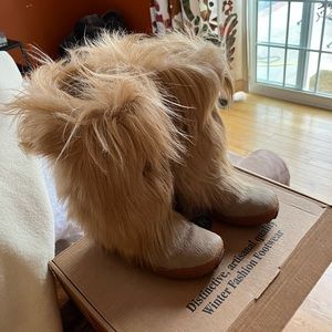 Pajar Women Scarlet Tassel tie goat hair boot Canada’s high quality winter boot